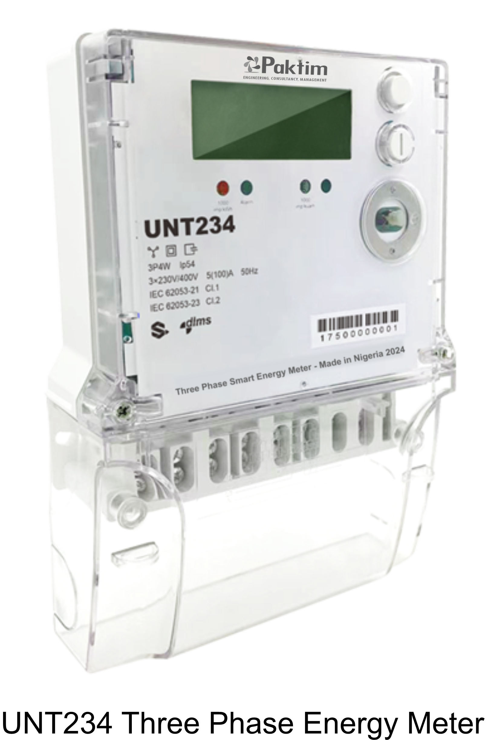 UNT234 Three Phase Energy Meter